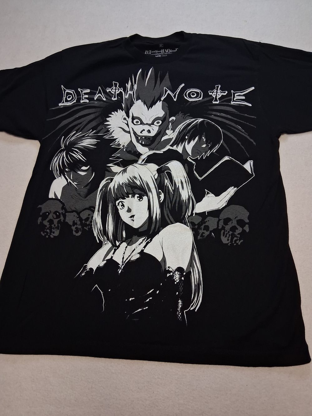 Death Note Black Graphic Kids Short Sleeve Tee - Picture 2 of 5